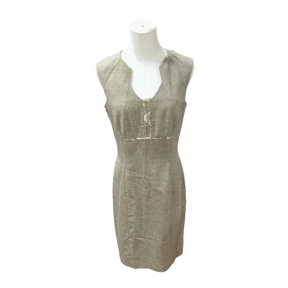 Antonio Melani Women's‎ Dress 8 Grey Sleeveless Business Career Gray